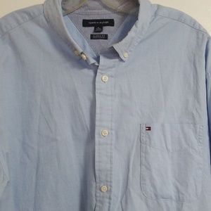Tommy Hilfilger Classic Fit Powder Blue Buttondown